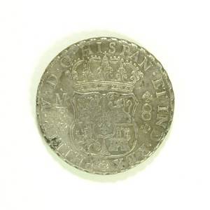Zilveren munt uit het wrak van de Rooswijk. Bron: Zeeuws maritiem muZEEum.